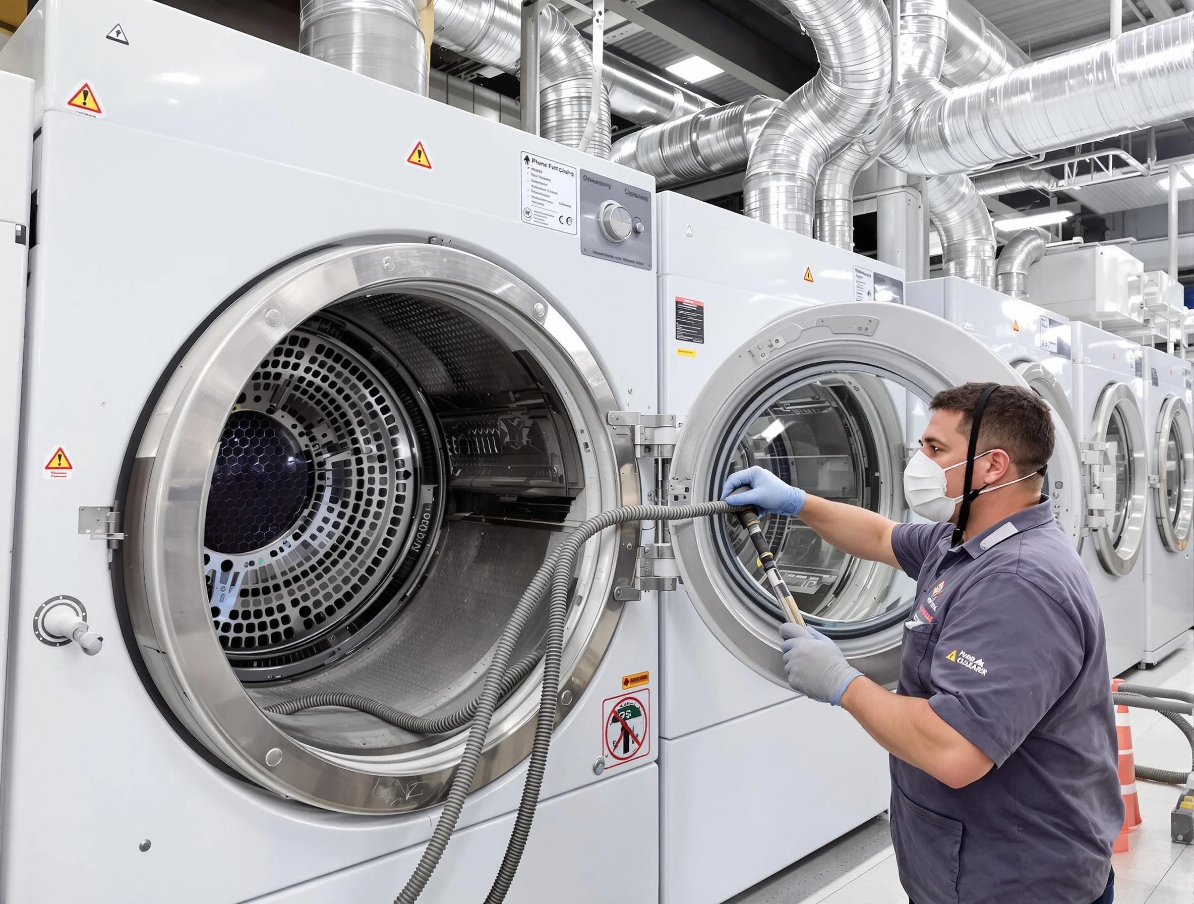 Industrial-grade dryer vent cleaning by Mount Pleasant Dryer Vent Cleaning in Mount Pleasant