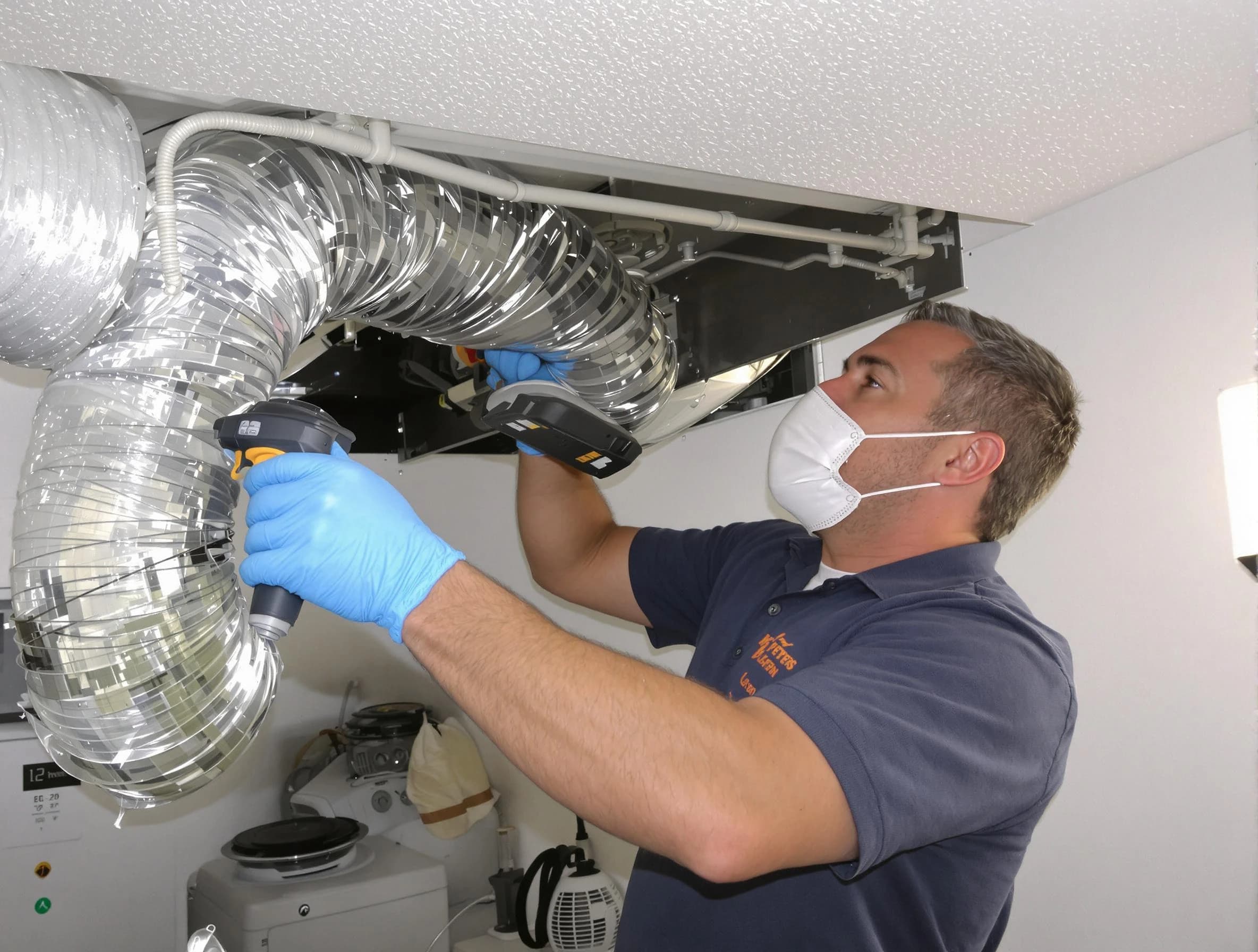 Mount Pleasant Dryer Vent Cleaning professional performing thorough residential dryer vent cleaning in Mount Pleasant