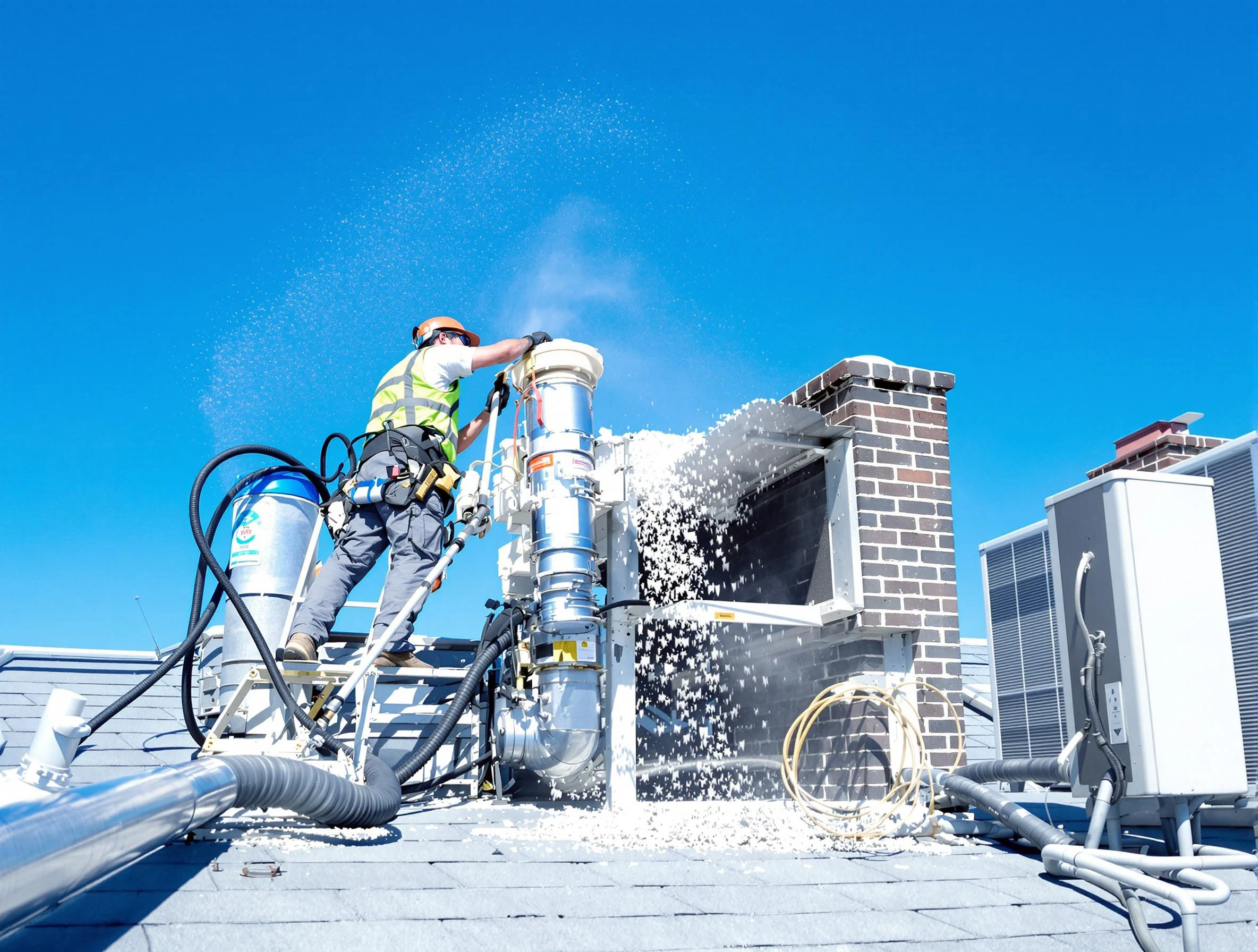 Expert roof dryer vent cleaning by Mount Pleasant Dryer Vent Cleaning in Mount Pleasant