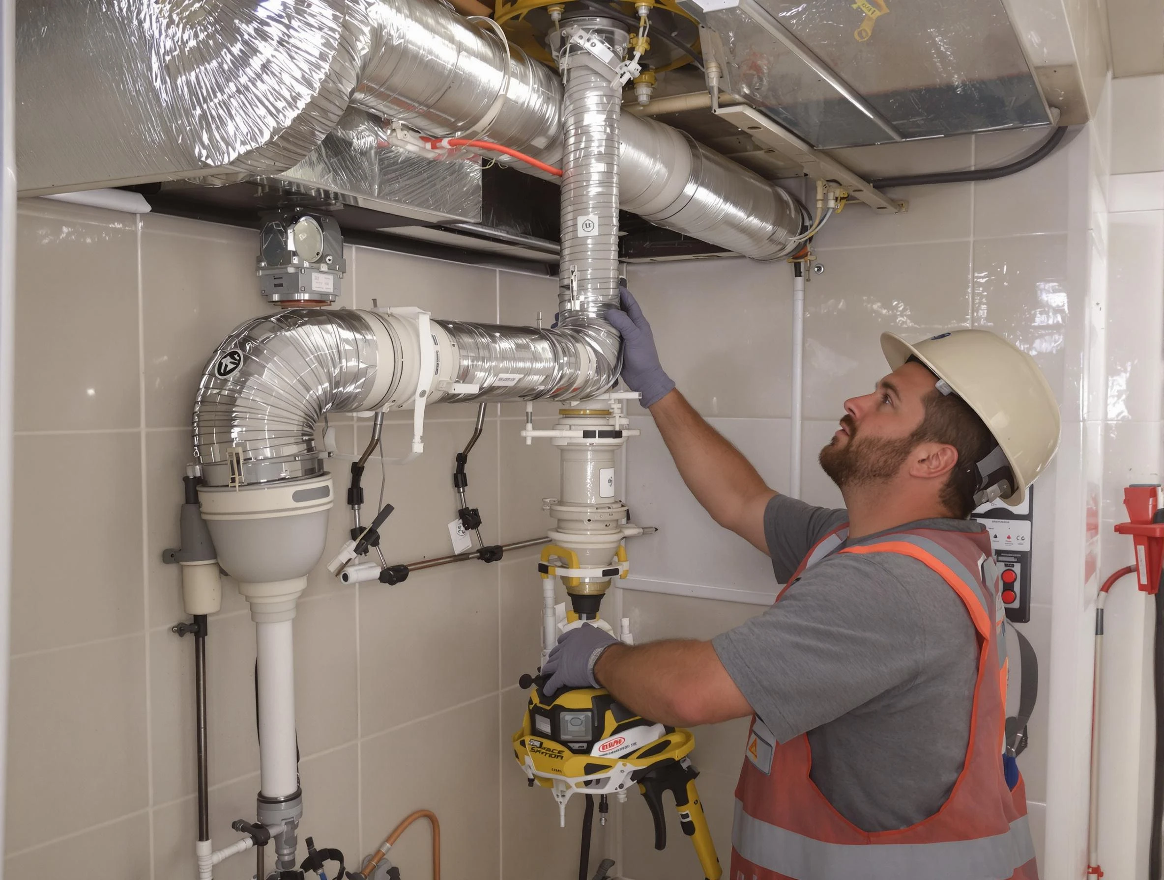 Mount Pleasant Dryer Vent Cleaning expert performing professional dryer vent repair and installation in Mount Pleasant