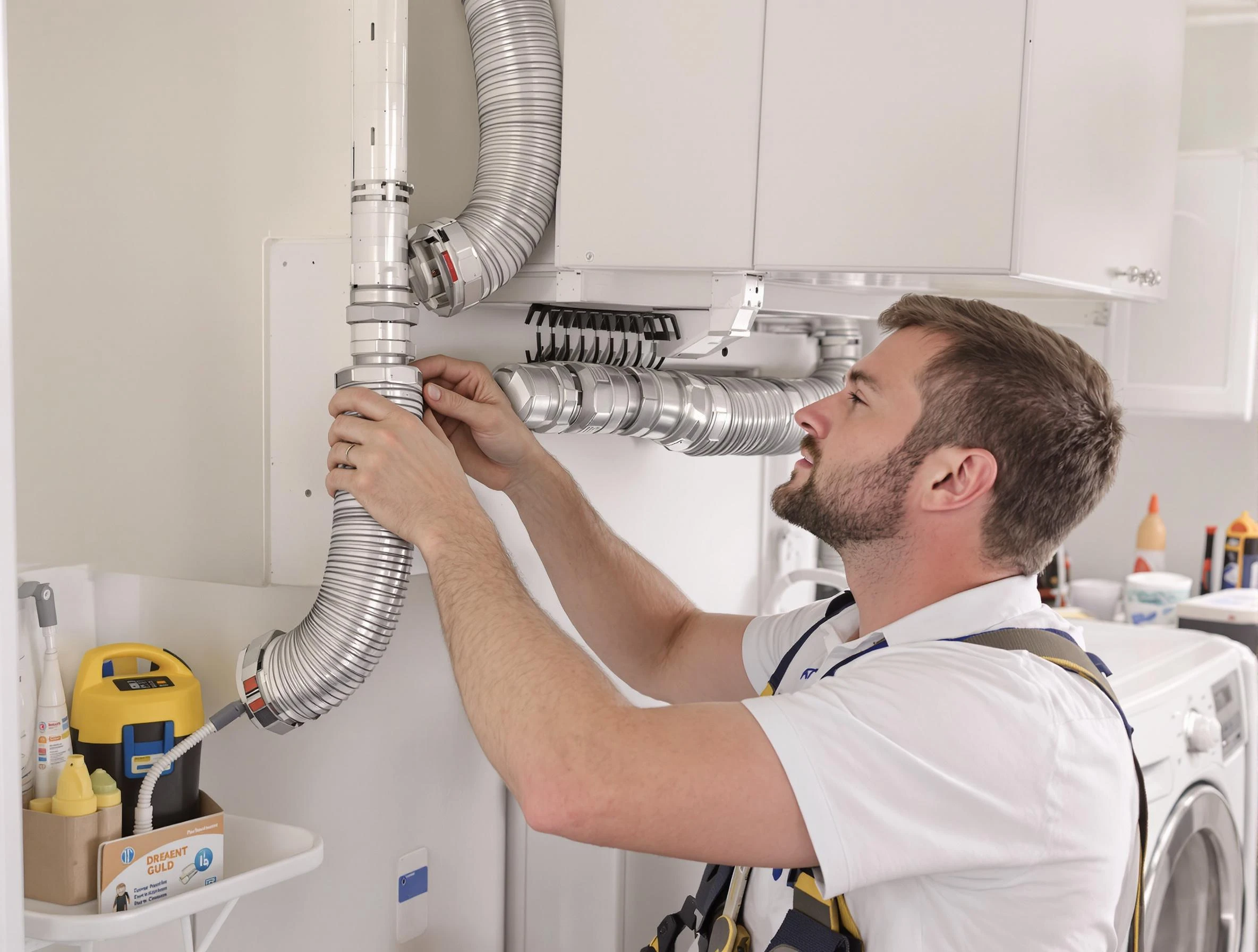 Professional dryer vent repair and installation by Mount Pleasant Dryer Vent Cleaning in Mount Pleasant