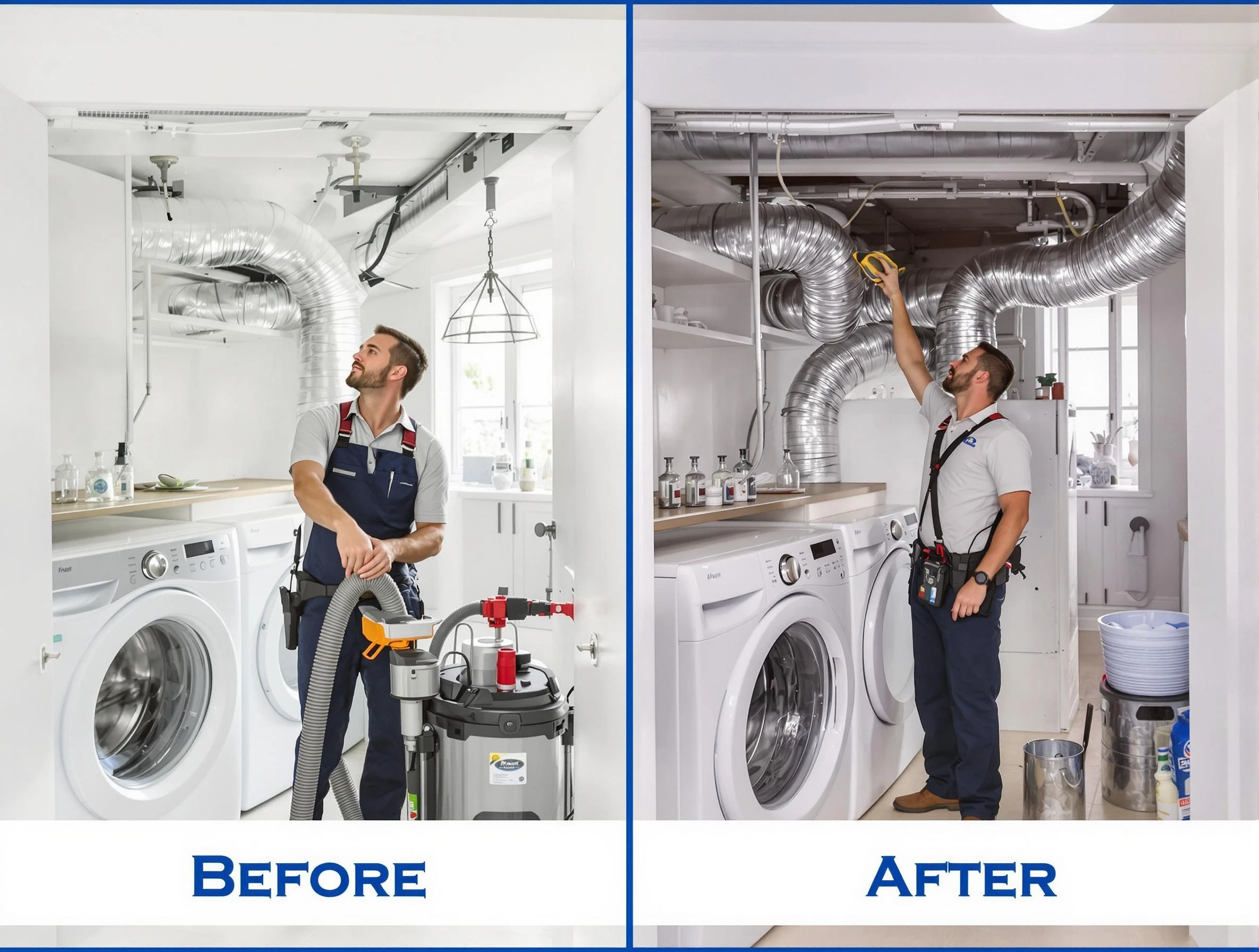 Expert gas dryer vent cleaning by Mount Pleasant Dryer Vent Cleaning in Mount Pleasant
