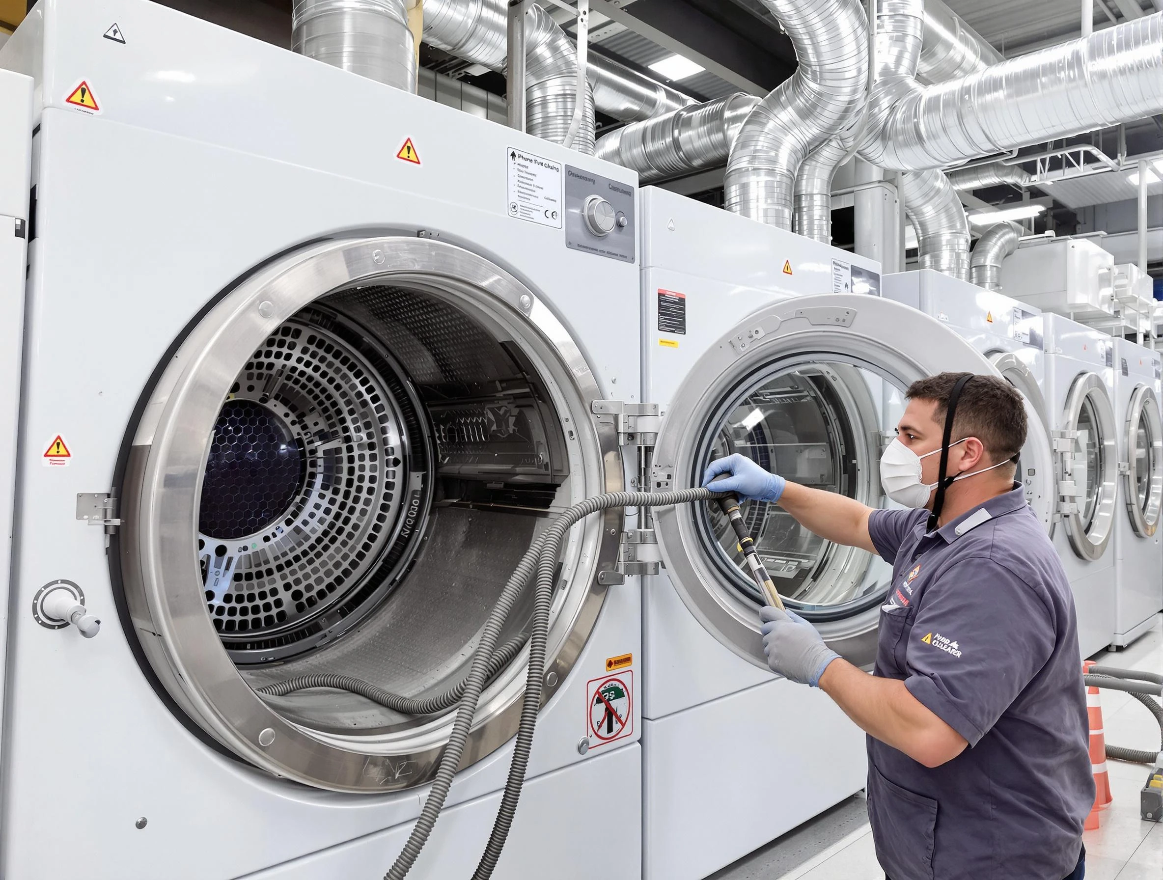 Industrial-grade dryer vent cleaning by Mount Pleasant Dryer Vent Cleaning in Mount Pleasant